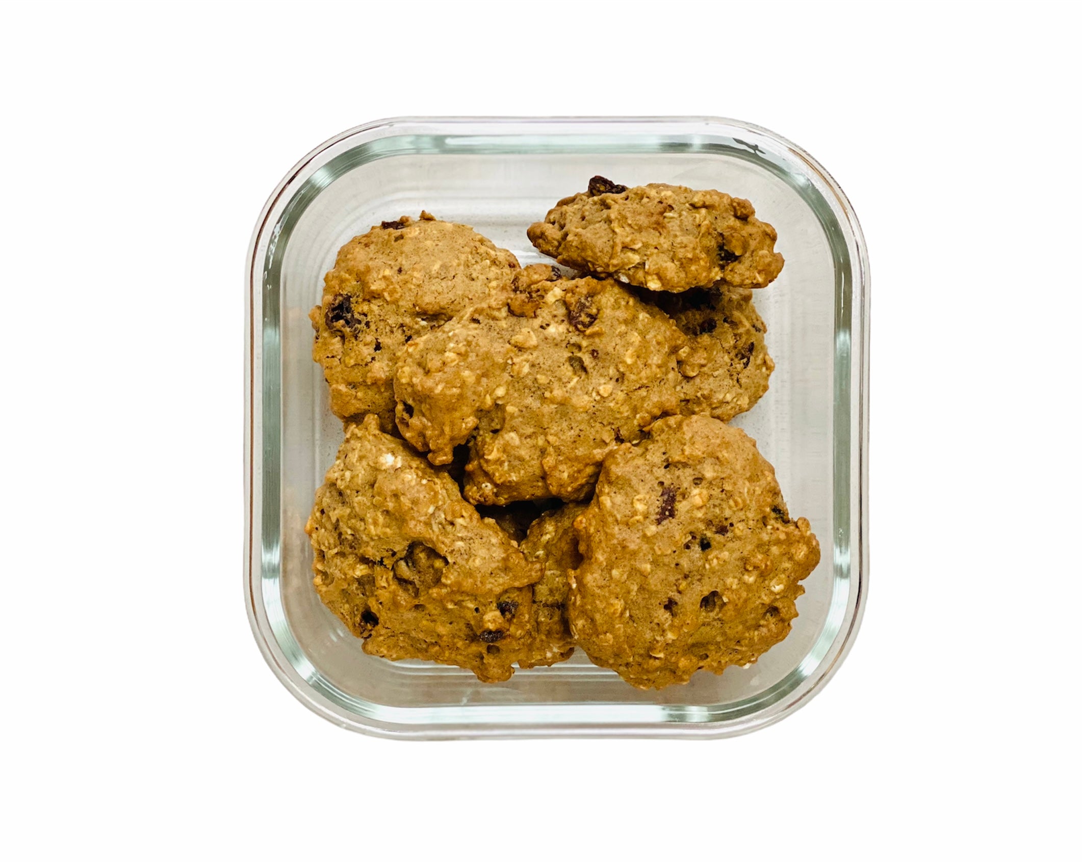 Mäkké ovsené cookies s brusnicami (hrozienkami)