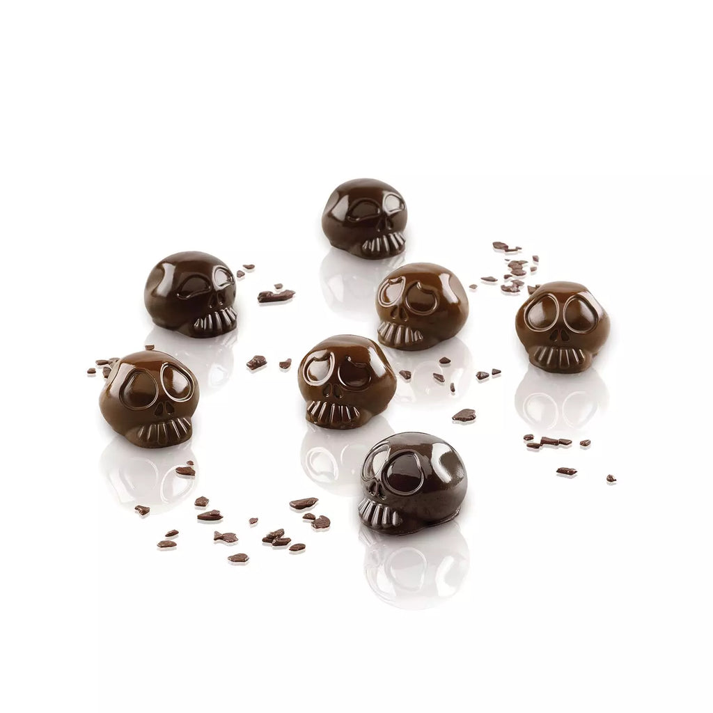 Silikónová forma - lebky 3D - 12ks