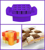 Načítať obrázok do zobrazovača galérie, Sendvičové vykrajovátko FUNBITES štvorce fialové
