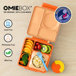 Načítať obrázok do zobrazovača galérie, OmieBox hot &amp; cold - Lunchbox s vyberateľnou termonádobou Poppy Orange
