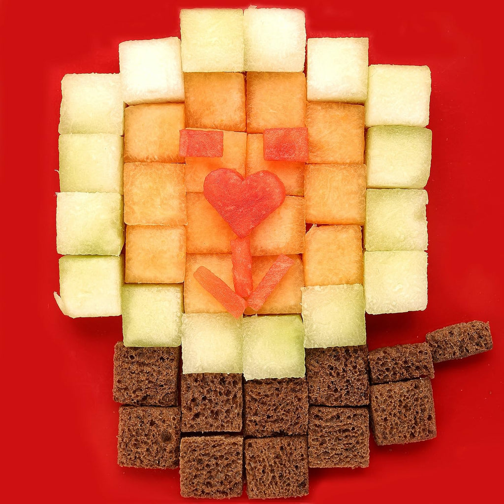 Sendvičové vykrajovátko FUNBITES štvorce žlté