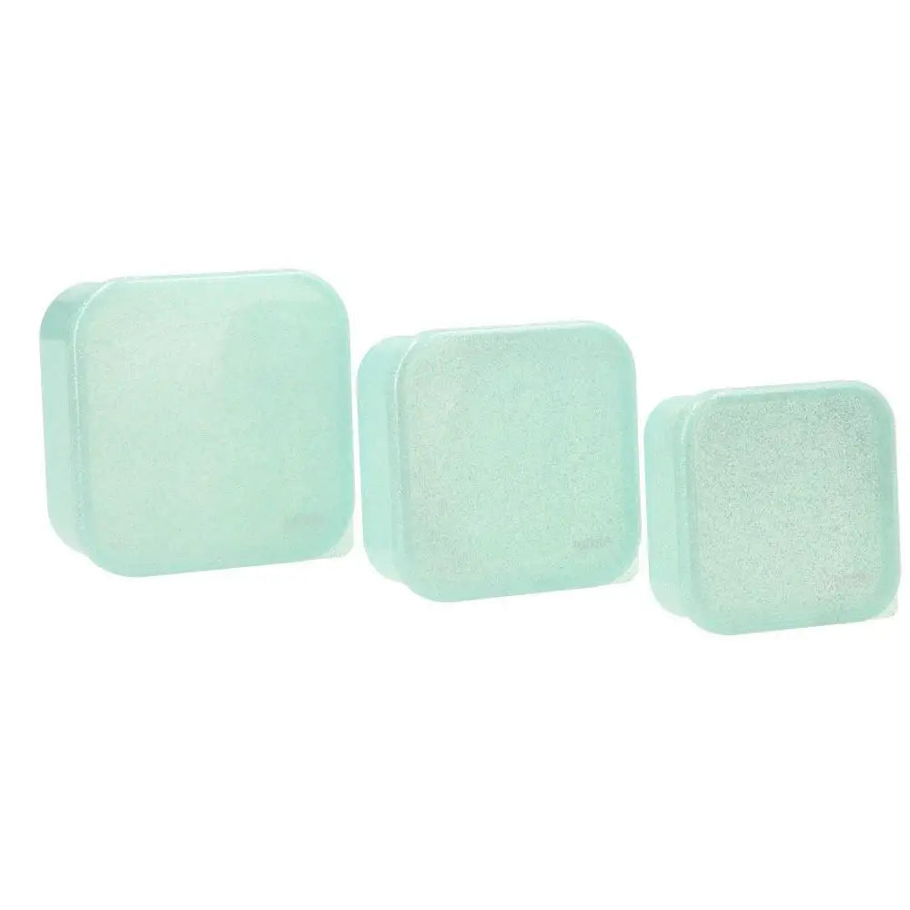 Tutete - sada 3 trblietavých boxíkov - Tyrkys