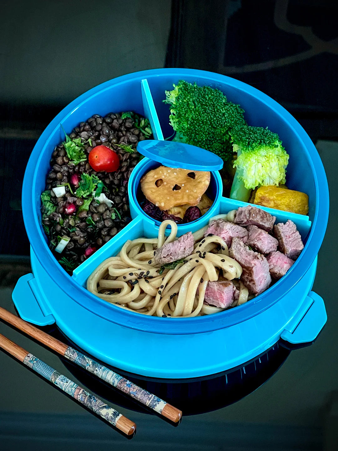 Yumbox Poke Bowl - modrá lagúna
