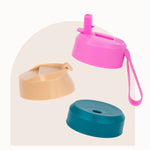 Načítať obrázok do zobrazovača galérie, Montii Fusion 350ml - termoizolačná fľaša Ružová s cucacím viečkom
