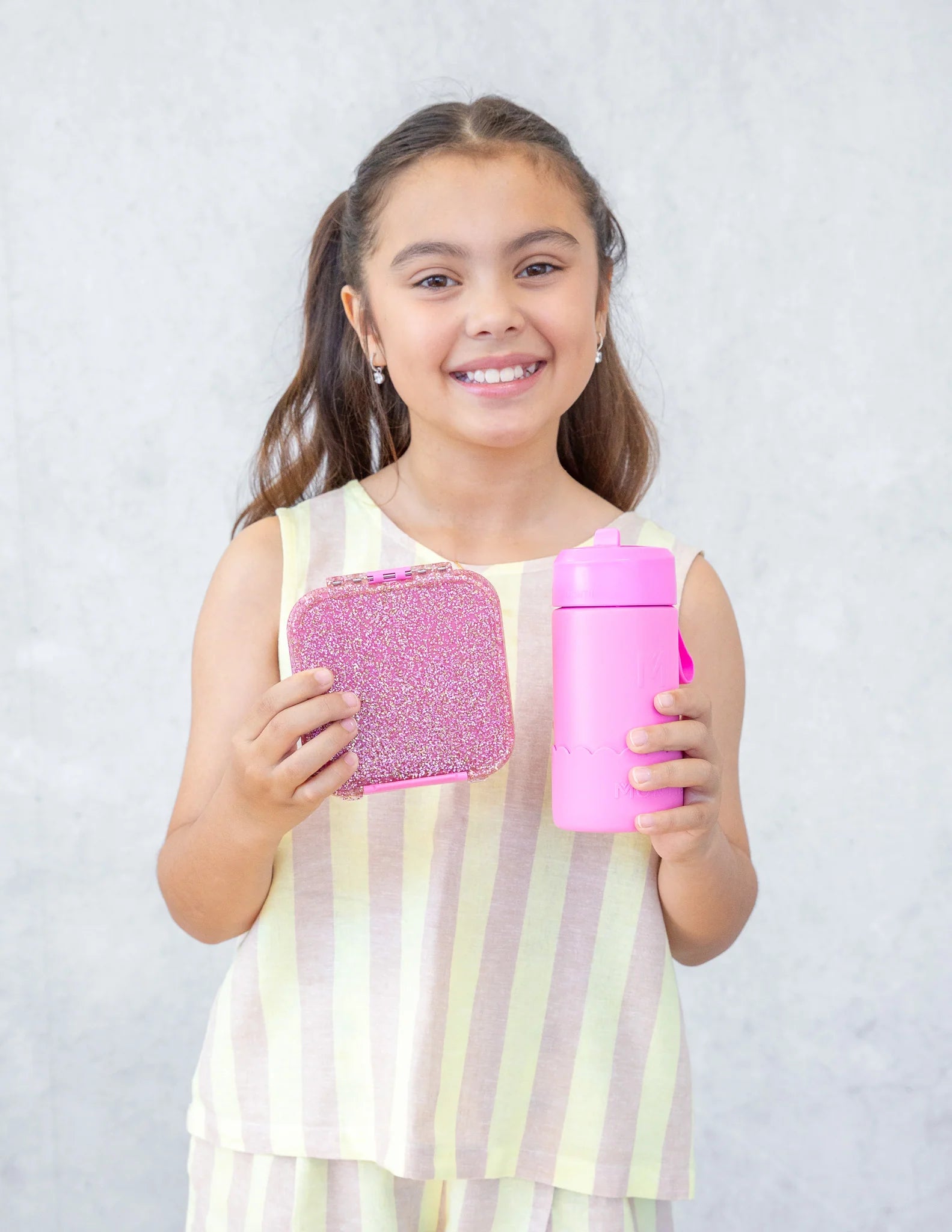 Mini Bento 2 - ružová s trblietkami