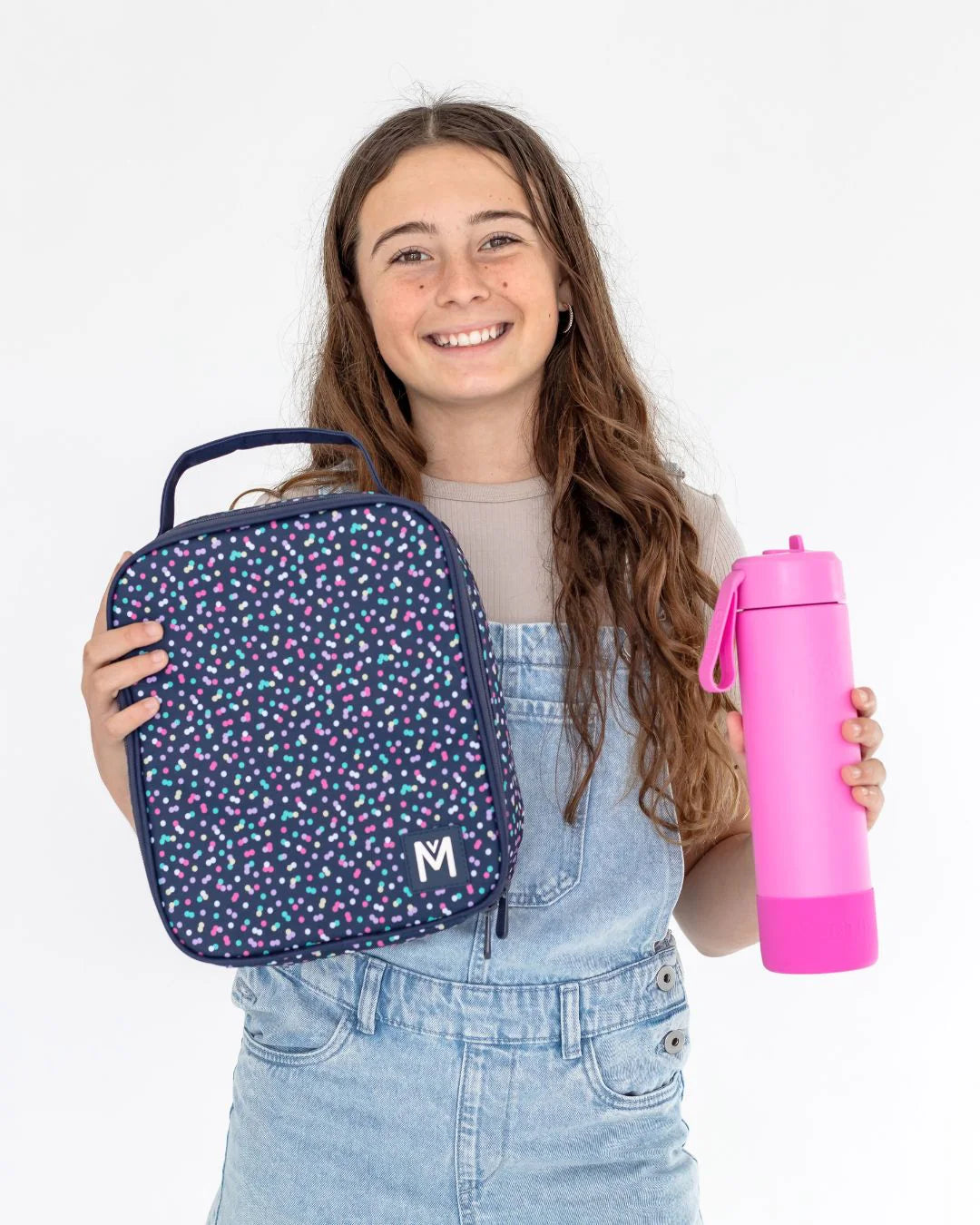 Montii Fusion 700ml - termoizolačná fľaša Ružová s cucacím viečkom