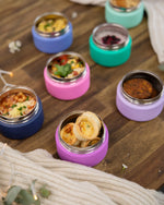 Načítať obrázok do zobrazovača galérie, MontiiCo MINI termoska na jedlo 200ml Fuchsia
