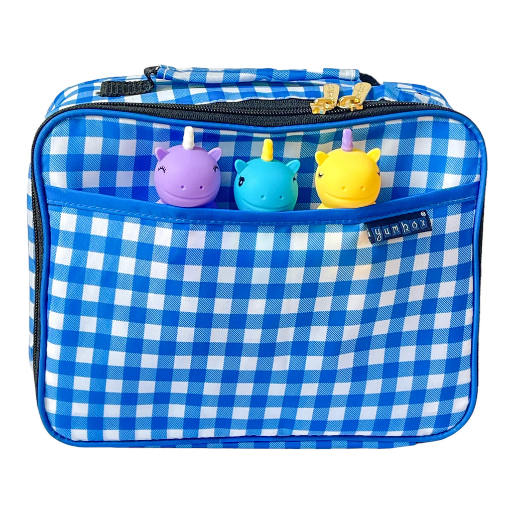 Yumbox Sada 3 silikónových fľaštičiek Jednorožce 60ml