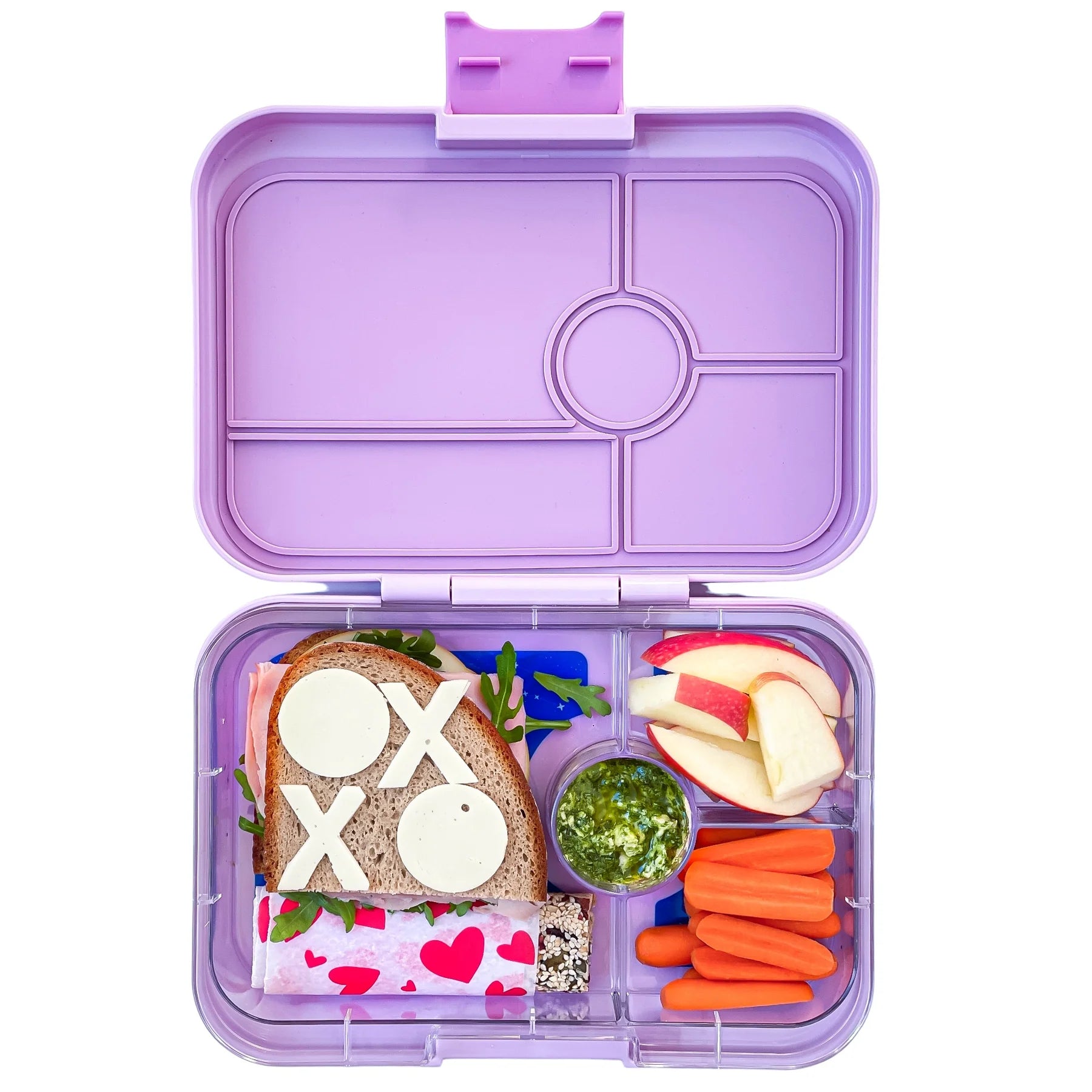 Yumbox XL Tapas 4 oddelenia Sevillská fialová