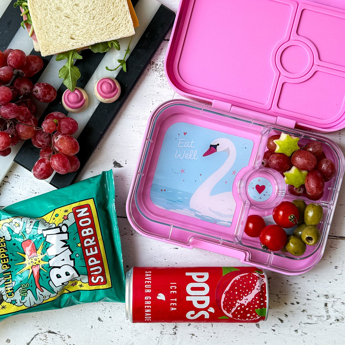 Yumbox Panino 4 oddelenia mocná ružová (abuť)