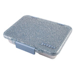 Načítať obrázok do zobrazovača galérie, Yumbox Prêt  nerez 4 oddelenia - Parížska modrá s trblietkami
