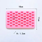 Načítať obrázok do zobrazovača galérie, Silikónová forma na gumené srdiečka s pipetou  - modrá
