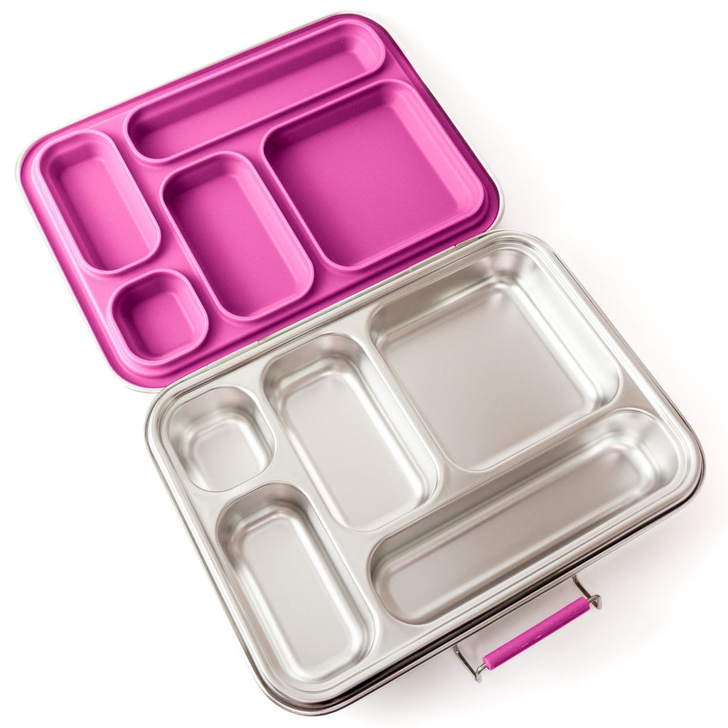 Lekkabox GRANDE - nerezový box s 5 oddeleniami - bobule