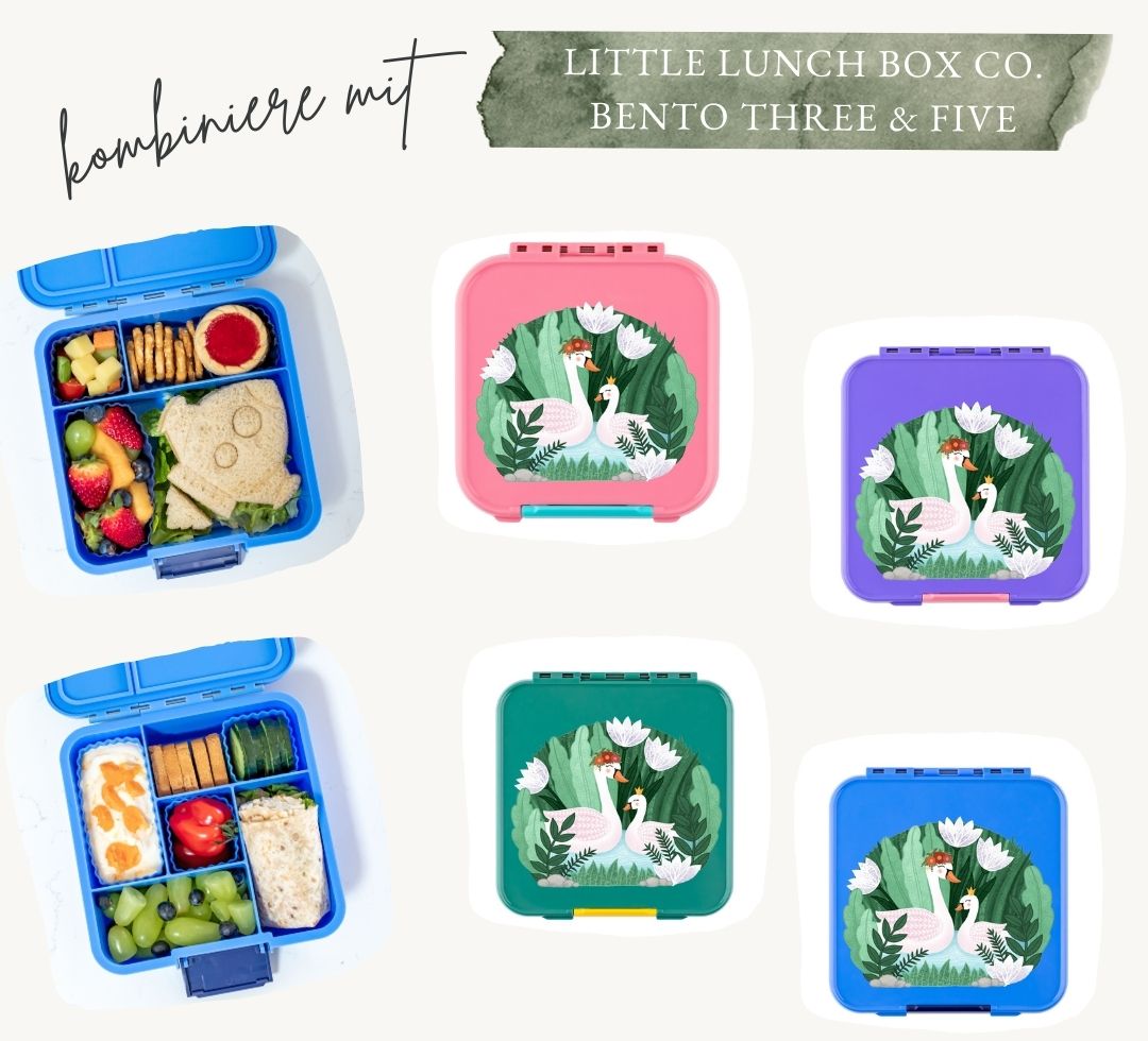 Vodeodolné nálepky Labutie jazero - stvorené pre boxy Bento3 a Bento5