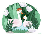 Načítať obrázok do zobrazovača galérie, Vodeodolné nálepky Labutie jazero - stvorené pre boxy Bento3 a Bento5
