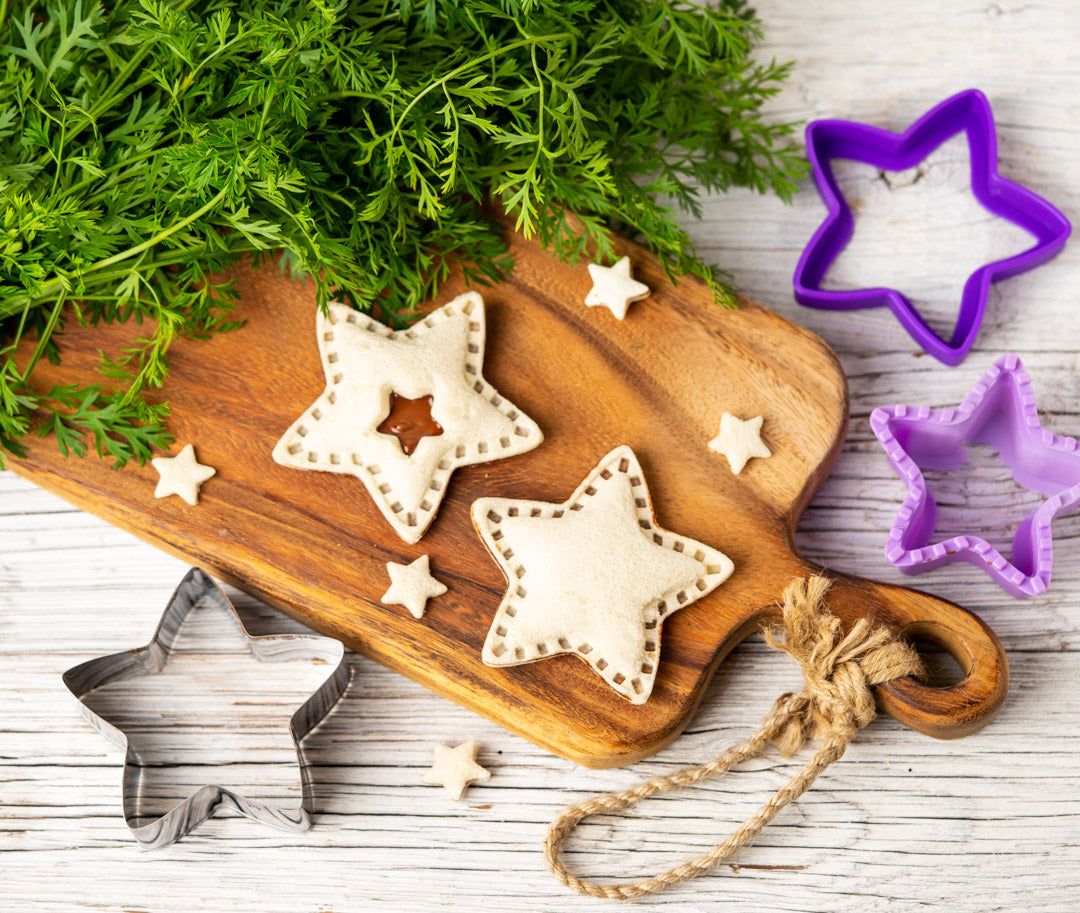 Sada 2 tvorítok Lekkabox na plnené sendviče - hviezda a kvietok