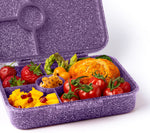 Načítať obrázok do zobrazovača galérie, Lekkabox Glamour  so 4 oddeleniami - fialový s trblietkami
