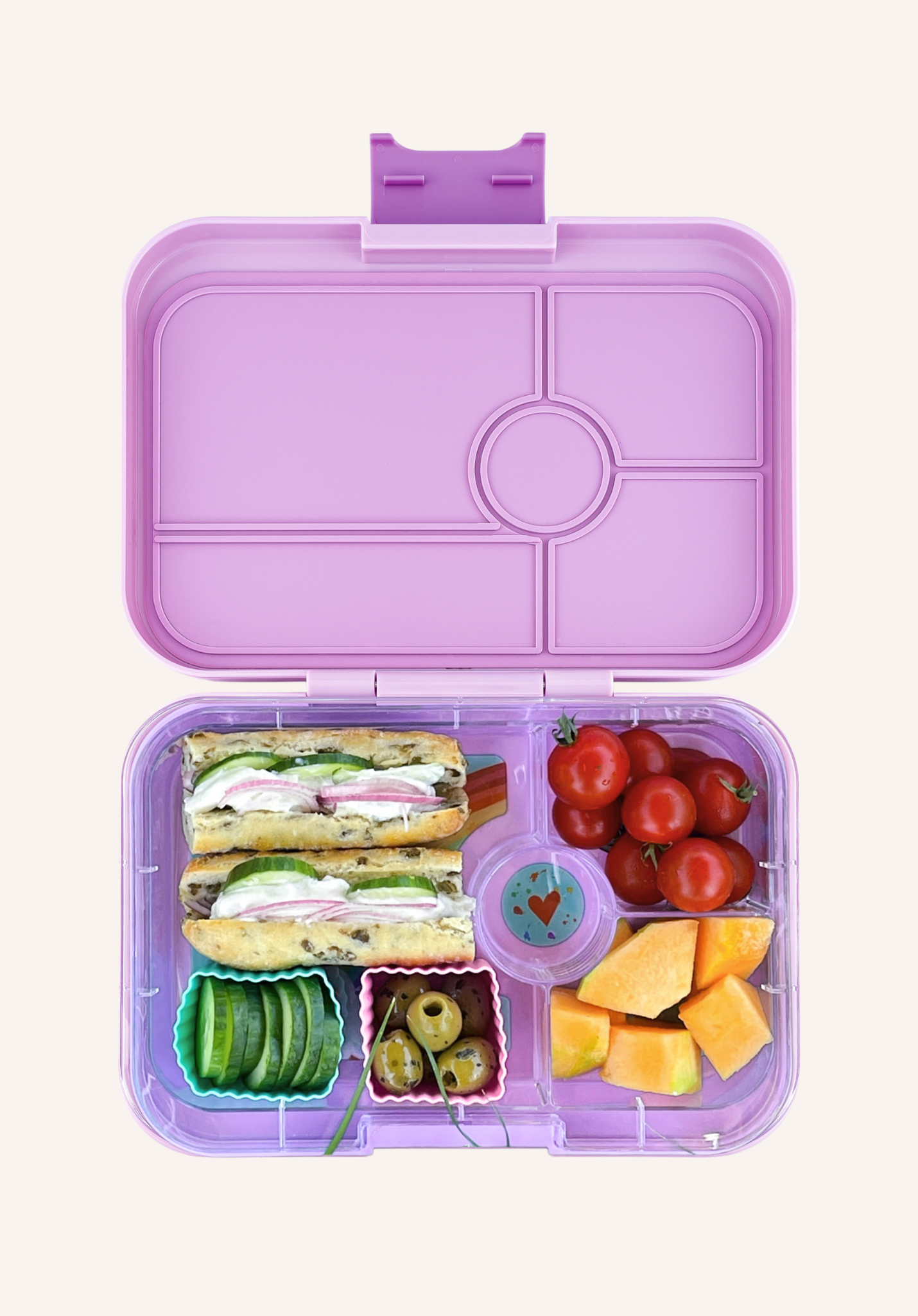 Yumbox XL Tapas 4 oddelenia Sevillská fialová