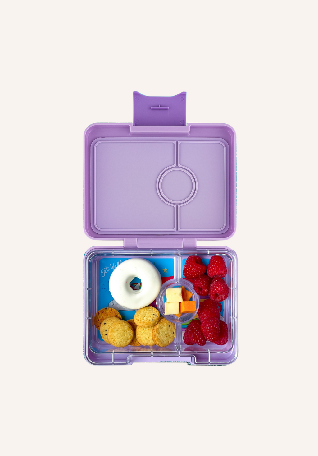 Yumbox Snack 3 oddelenia fialová - jednorožec