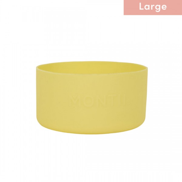 MontiiCo FUSION silikónový chránič na fľašu 1l Slnko