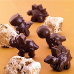 Načítať obrázok do zobrazovača galérie, Silikónová forma na gumených dinosauríkov s pipetou  - zelená
