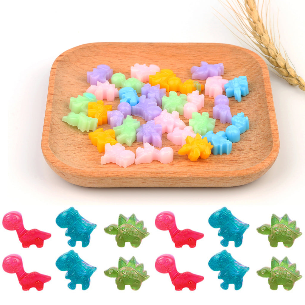 Silikónová forma na gumených dinosauríkov s pipetou  - ružová