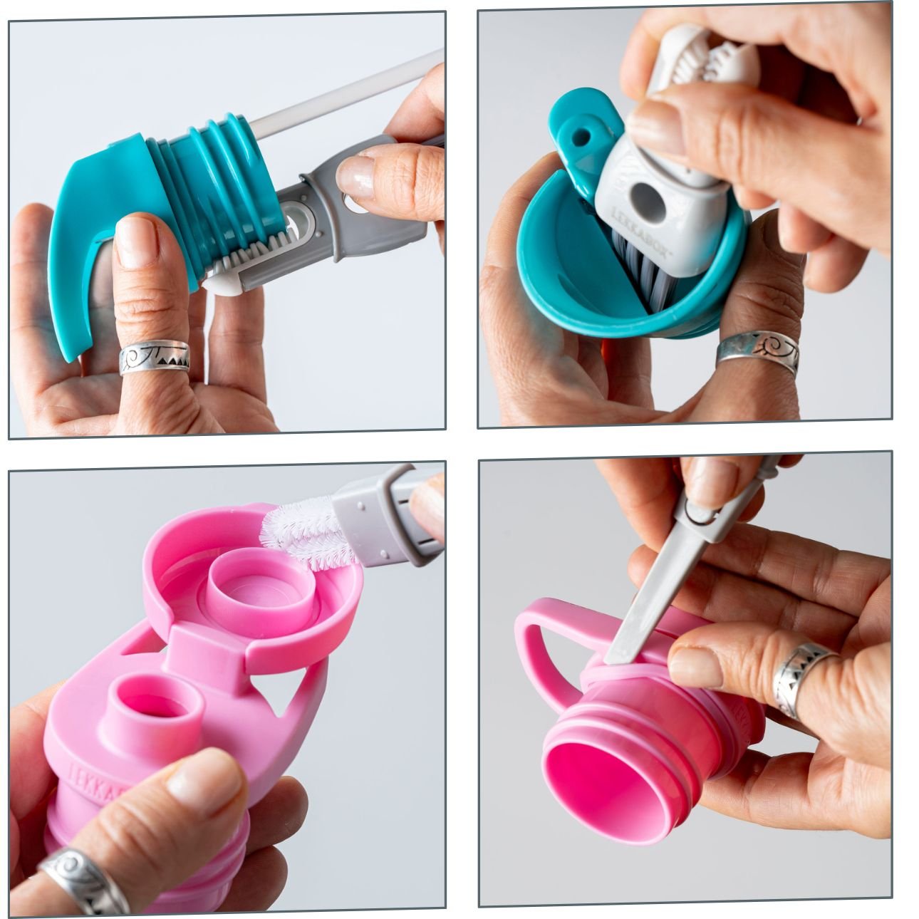 Lekkabox multifunkčná čistiaca kefa na fľaše/boxy