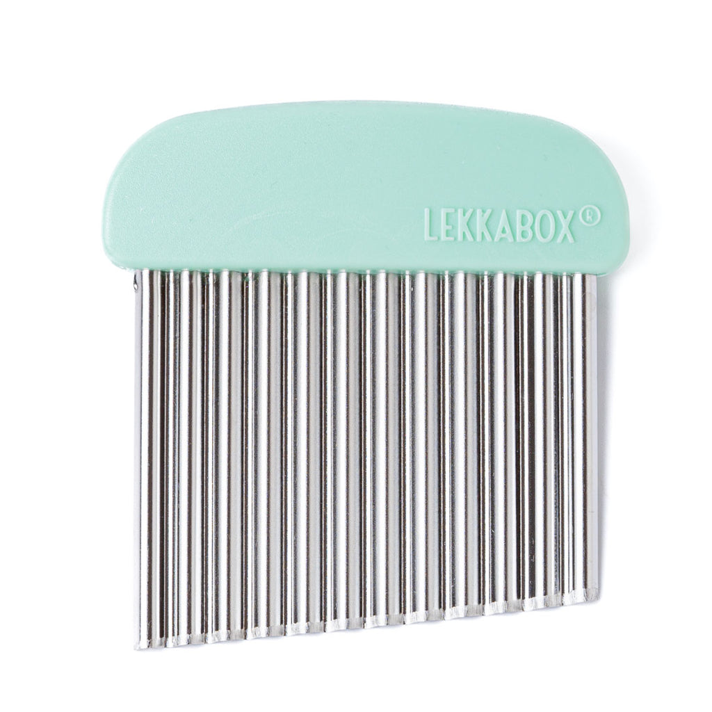 LEKKABOX® vlnkový krájač – strieborný