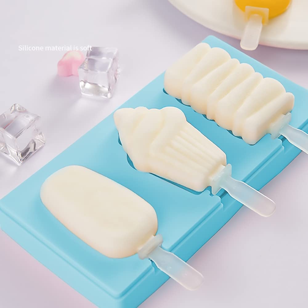 Silikónová forma na nanuky - modrá klasika