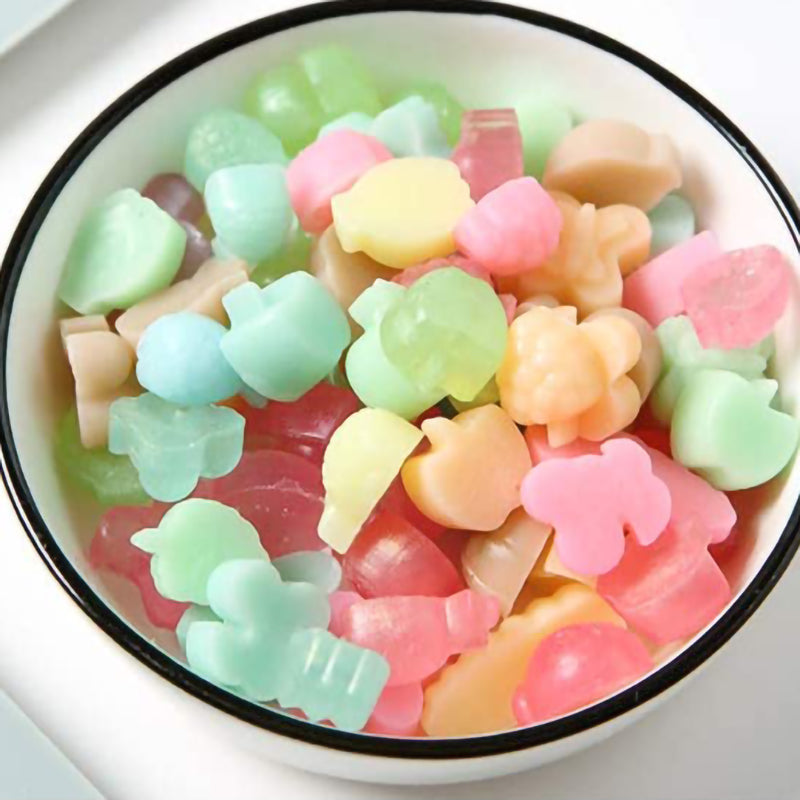 Silikónová forma na gumové cukríky s pipetou - ovocie