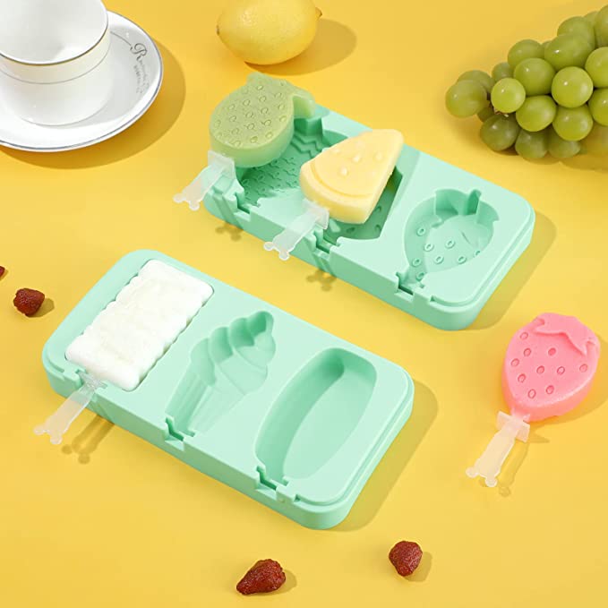 Silikónová forma na nanuky - modrá klasika