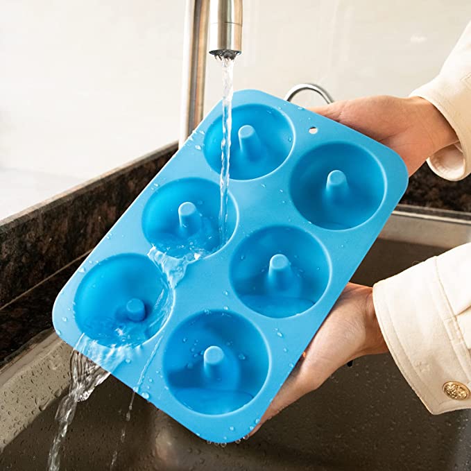 Silikónová forma na donuty - modrá