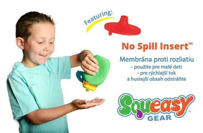 Squeasy Snacker - silikónová kapsička 180ml fialová