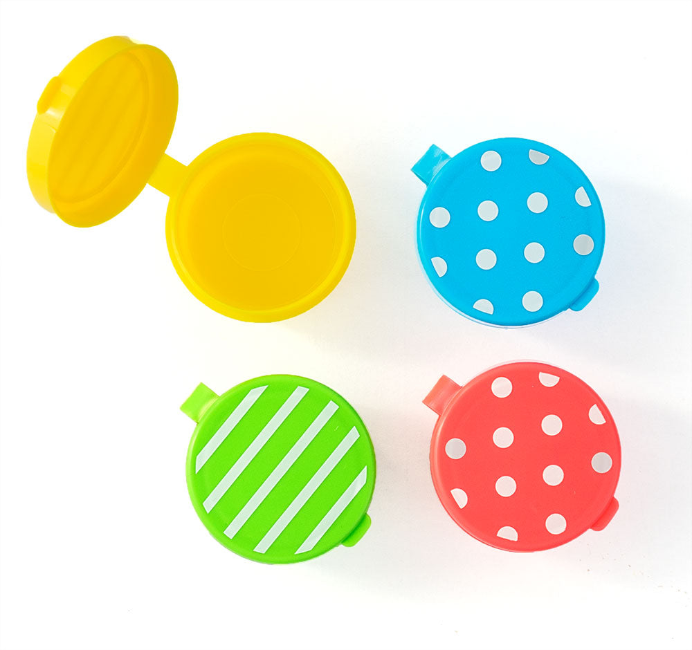 Sada mini dózičiek - bodky a prúžky