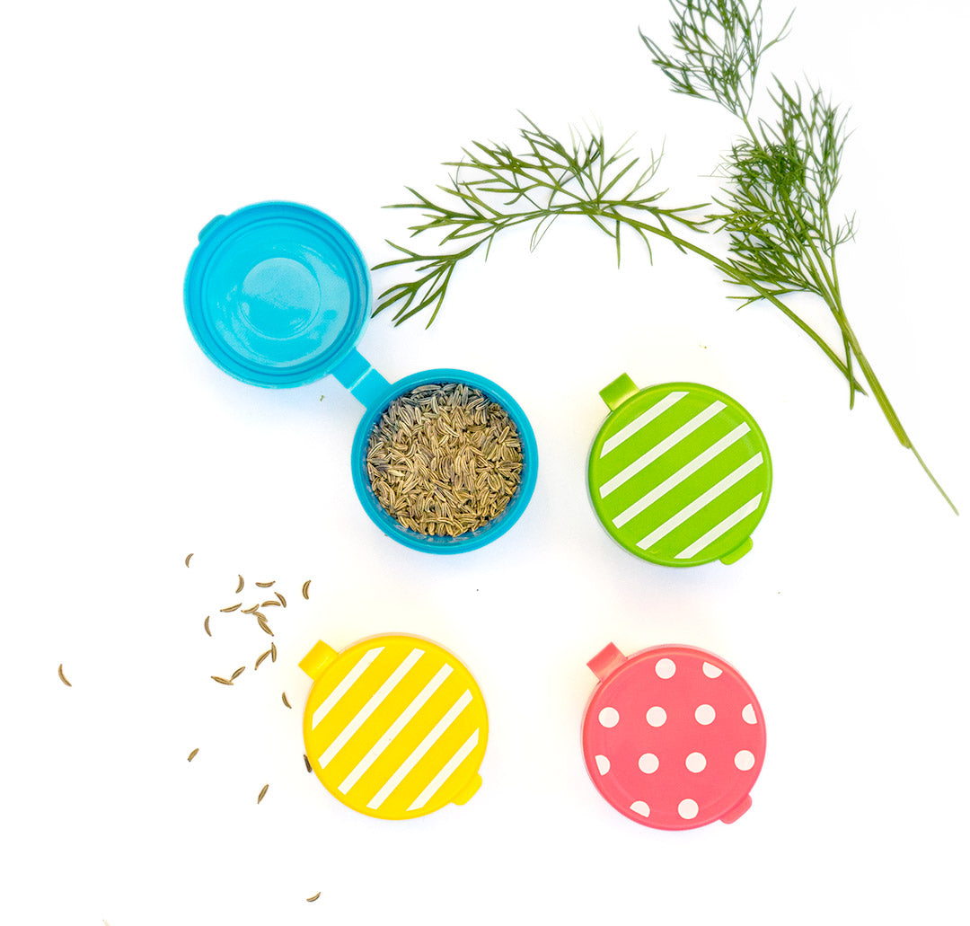 Sada mini dózičiek - bodky a prúžky