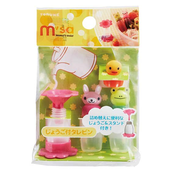 Mini fľaštičky s lievikom na omáčky