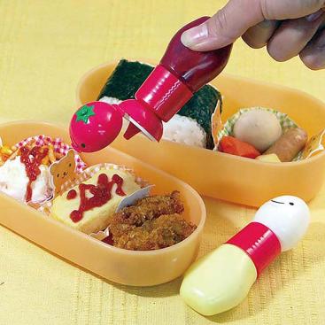 Mini fľaštičky na kečup a majonézu