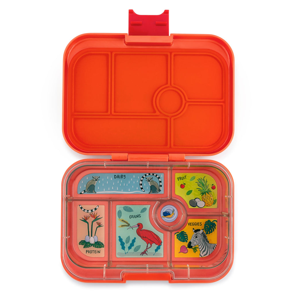 Yumbox Original 6 oddelení oranžové safari