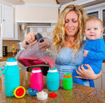 Načítať obrázok do zobrazovača galérie, Squeasy Snacker Mini - silikónová kapsička 100ml ružová
