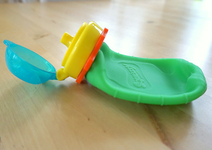 Squeasy Snacker Mini - silikónová kapsička 100ml zelená