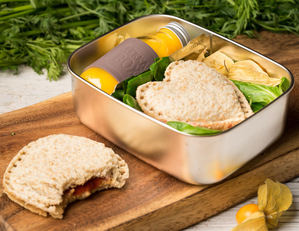 Sada 2 tvorítok Lekkabox na plnené sendviče - kruh a štvorec