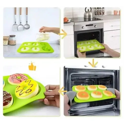 Silikónová forma na donuty ružová