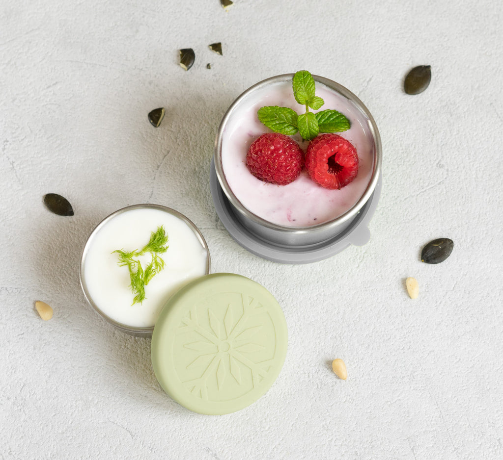 Sada 2 nerezových nádobiek na omáčky - kameň