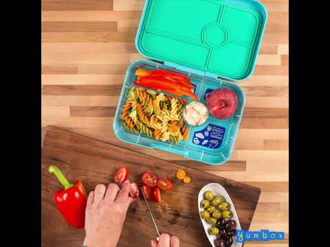Yumbox Tapas XL 5 oddelení pravá modrá (džungľa)