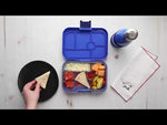 Načítať a prehrať video v zobrazovači galérie, Yumbox Original 6 oddelení modrý neptún (vesmír)
