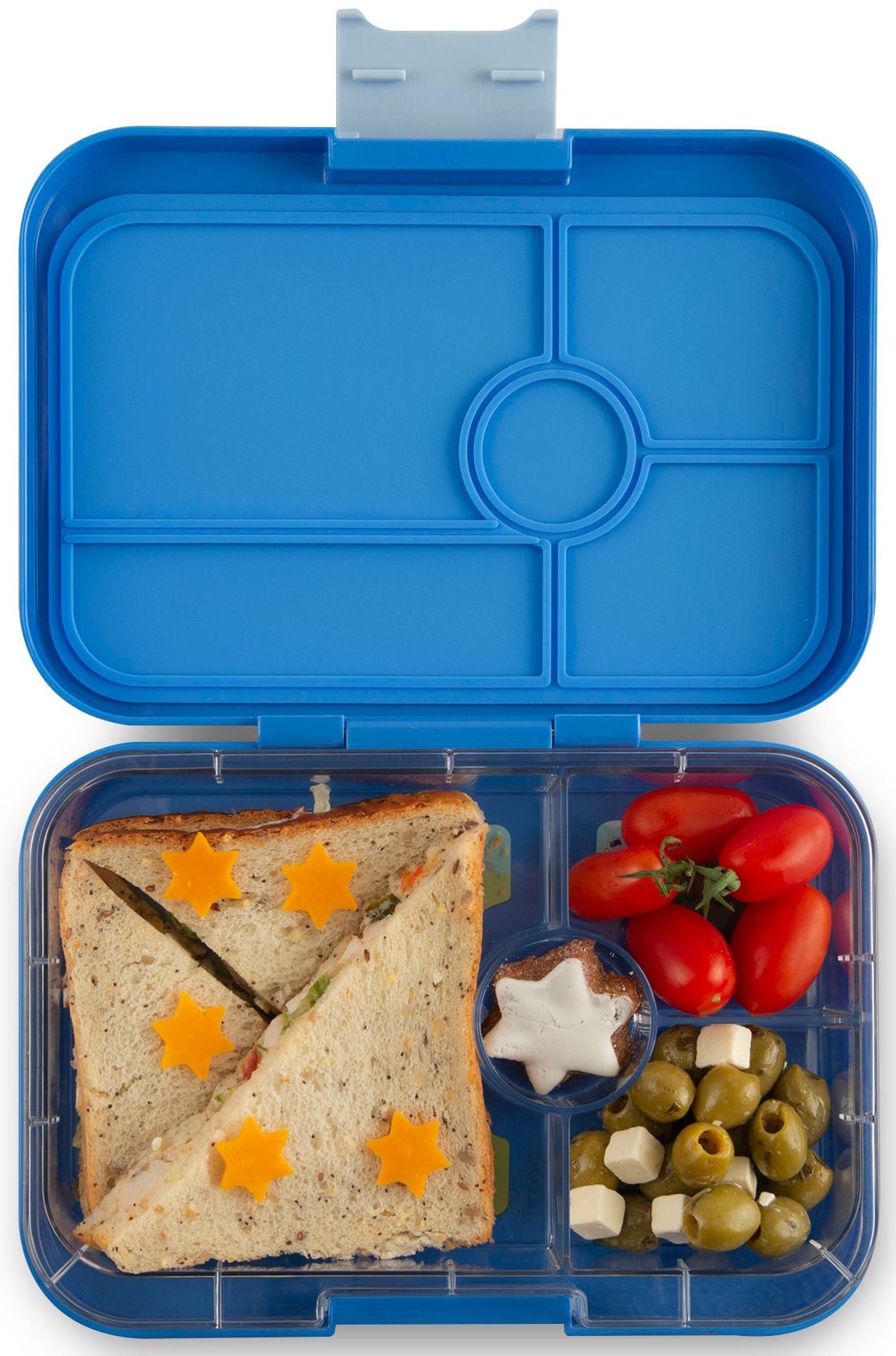 Yumbox Tapas XL 4 oddelenia pravá modrá