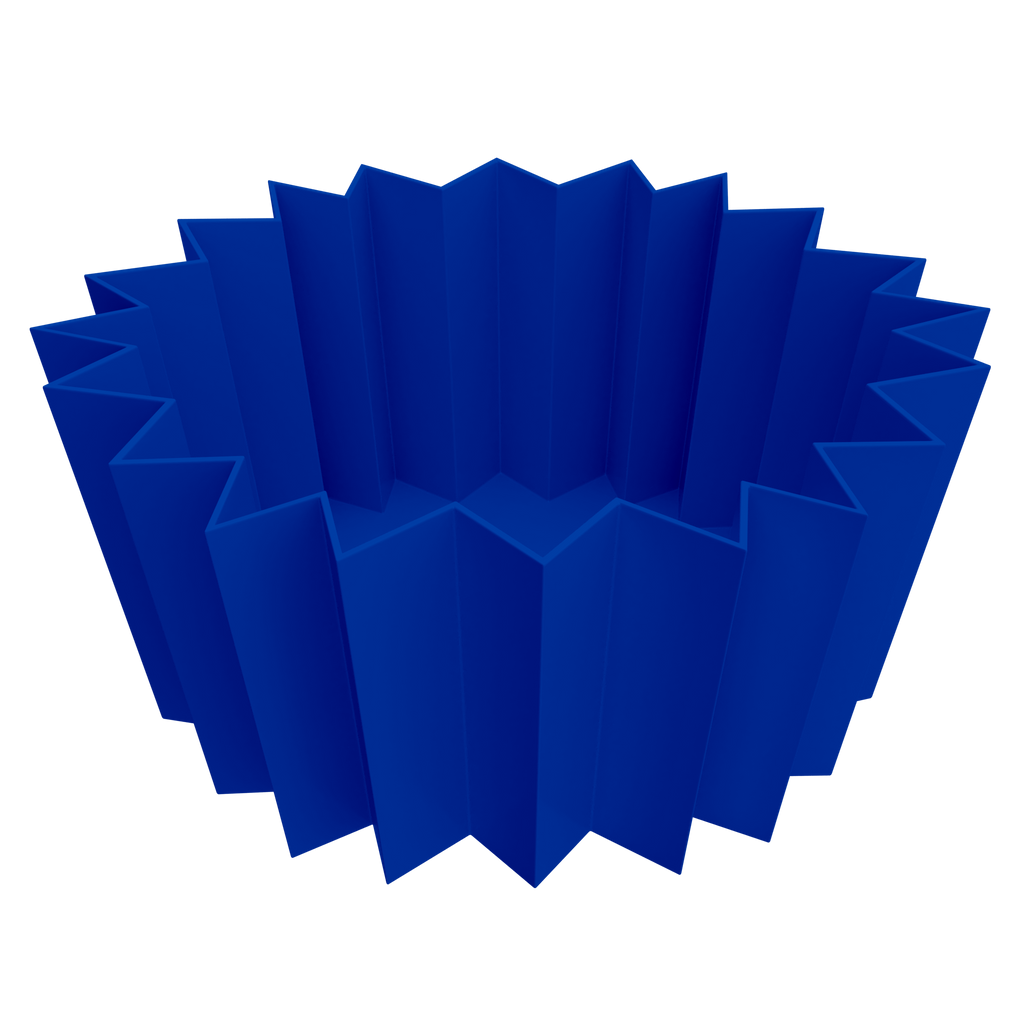 Sada silikónových pohárikov modrá