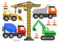 Vodeodolné nálepky Stavebné mechanizmy