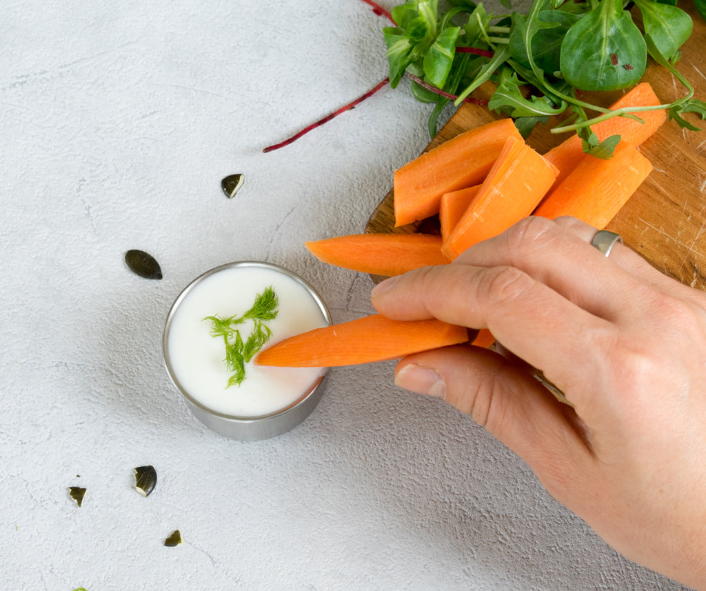 Sada 2 nerezových nádobiek na omáčky - kameň