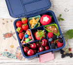 Načítať obrázok do zobrazovača galérie, Sada 4 silikónových formičiek pertrolejovo jablková Lekkabox - trojuholníky
